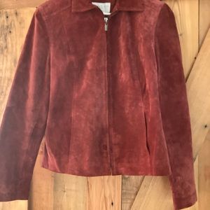 Burgundy Sonoma Lifestyle Leather Jacket